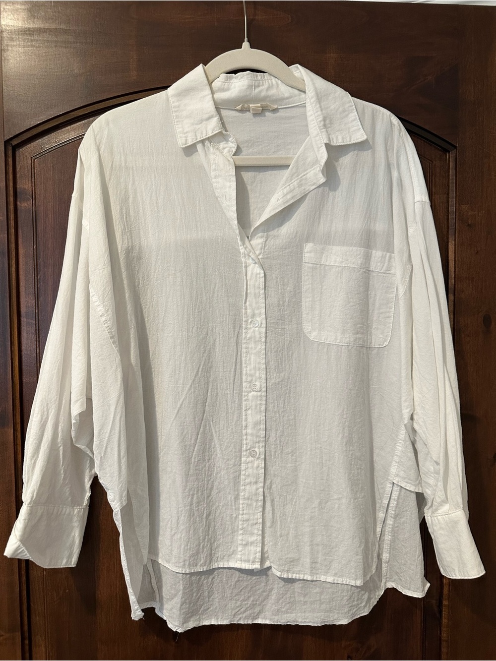 White Women’s Button-Up Shirt